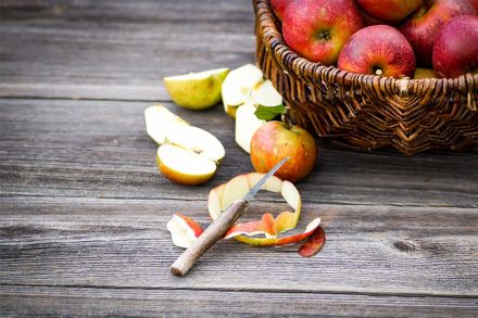 Foto: Korb mit Äpfeln